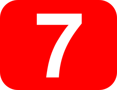 Number seven, free PNGs