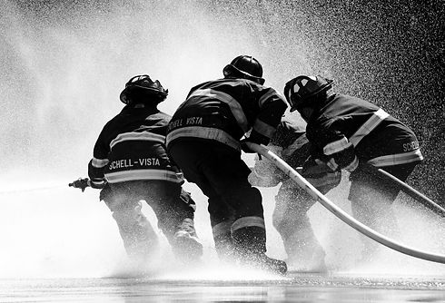 firemen at work