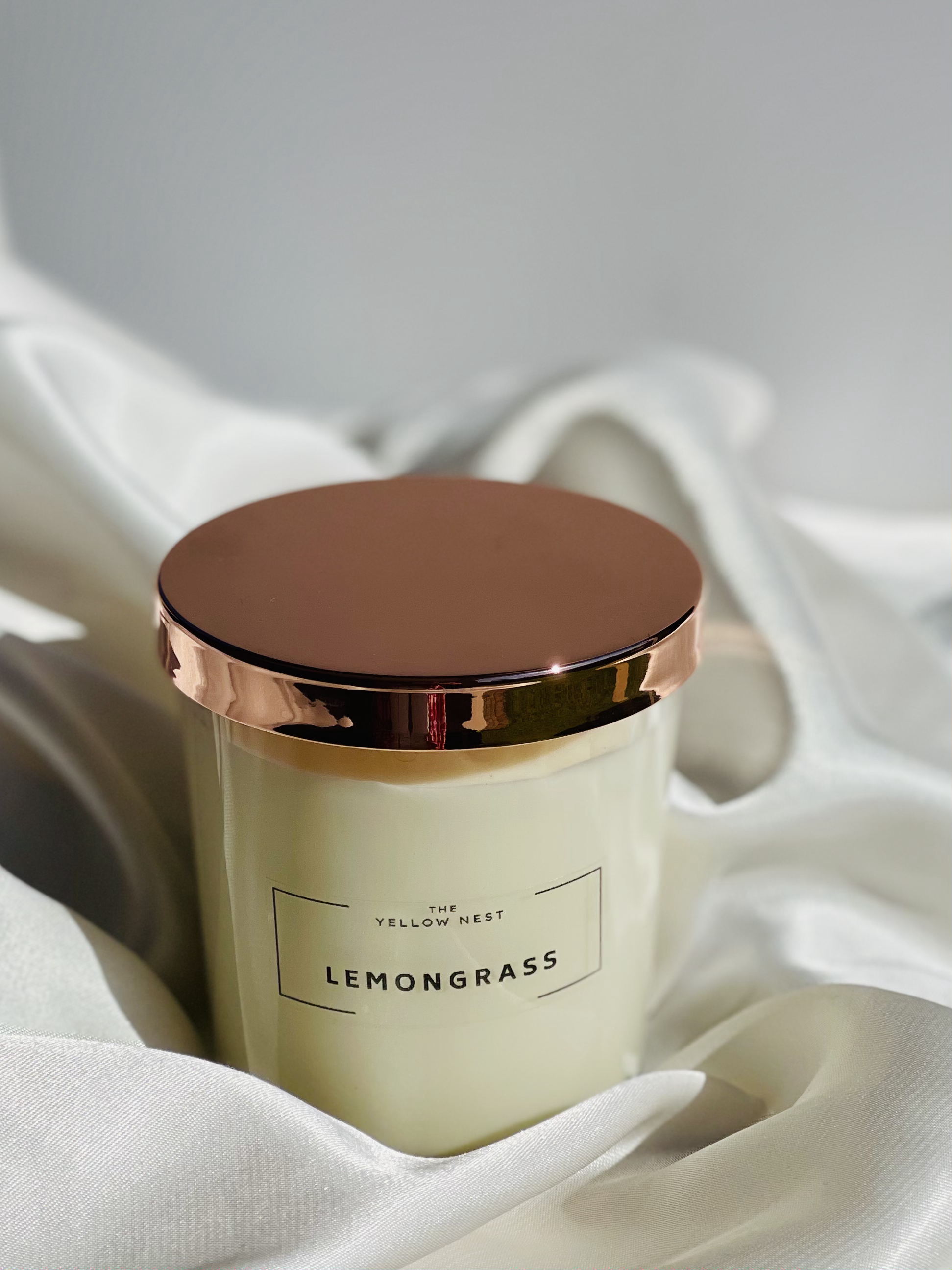 Lemongrass - Minimalist Clear Jar