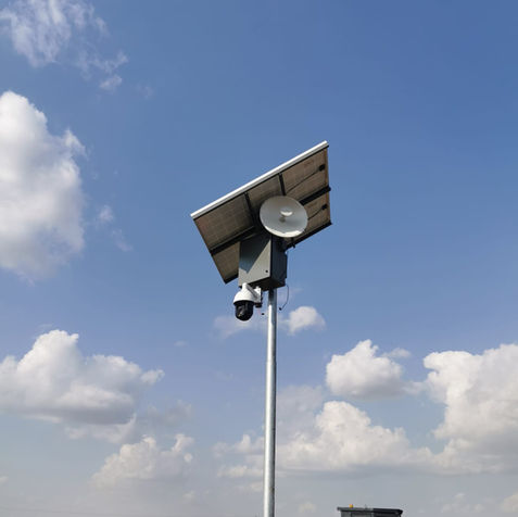 Petroleum company - Solar Powered CCTV with smart beams