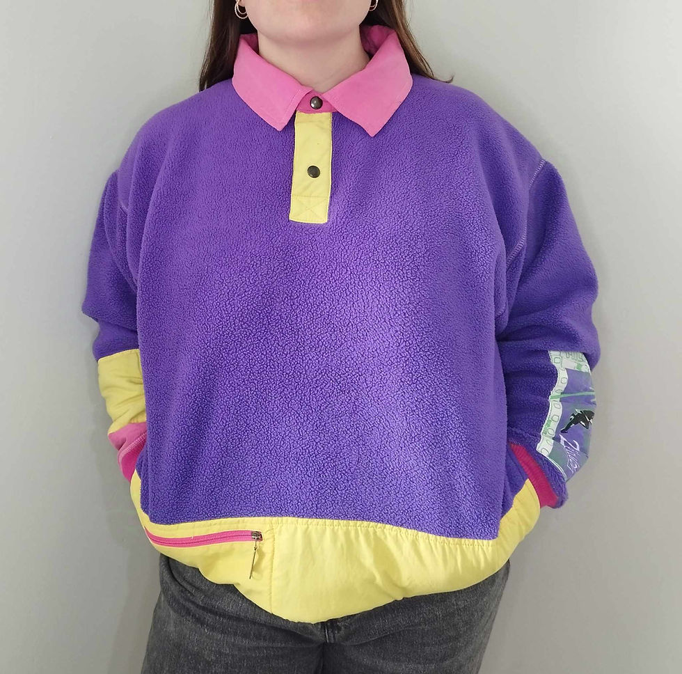 Thumbnail: Quarter Zip (Poppers) Fleece