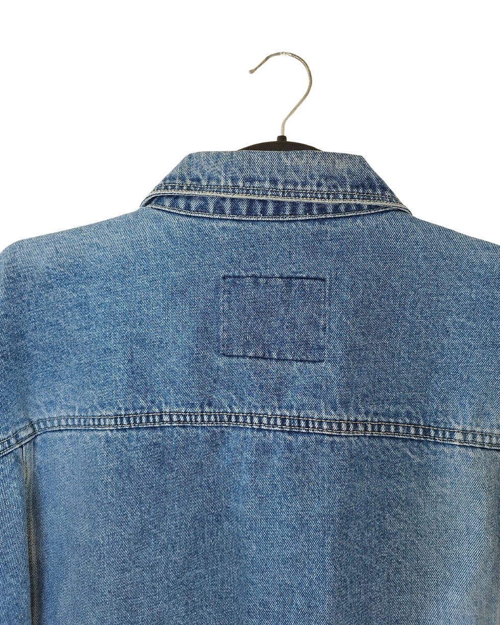 Thumbnail: Vintage Light Blue Denim Jacket by Texas Tuci