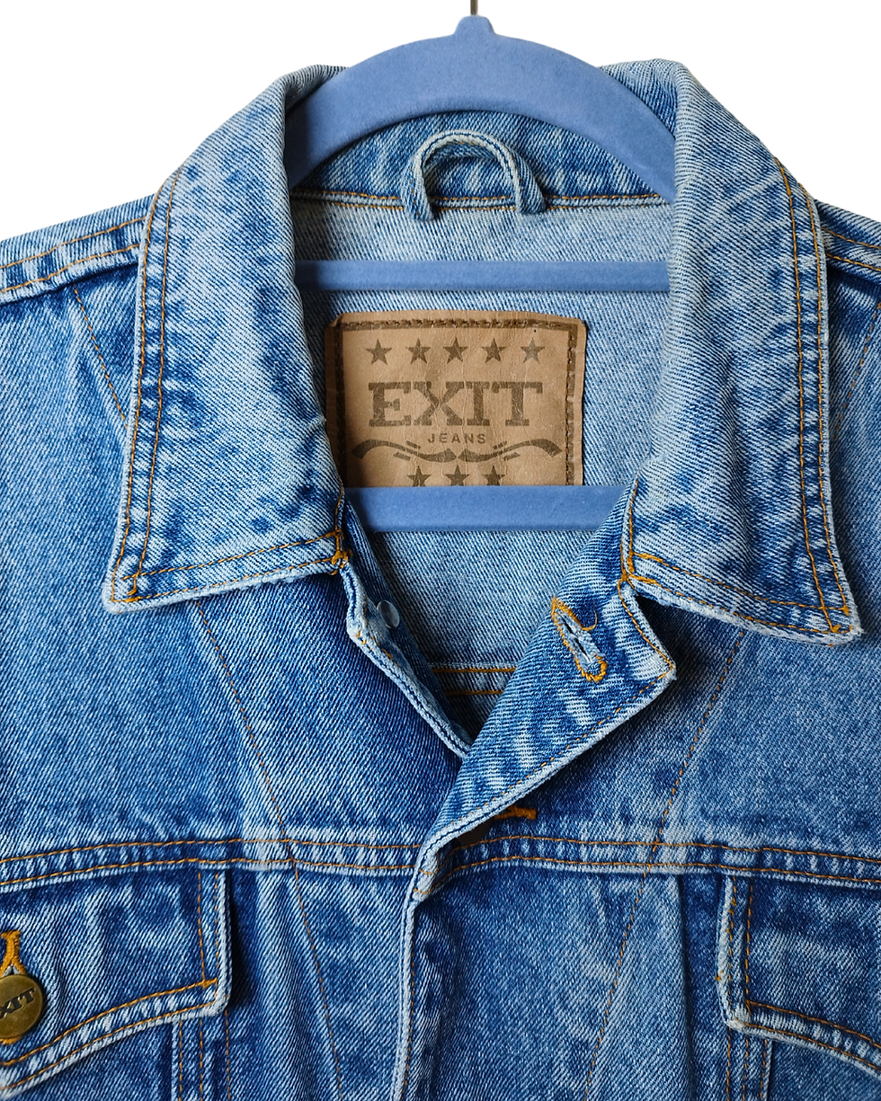 Thumbnail: Vintage Light Blue Denim Jacket by Exit