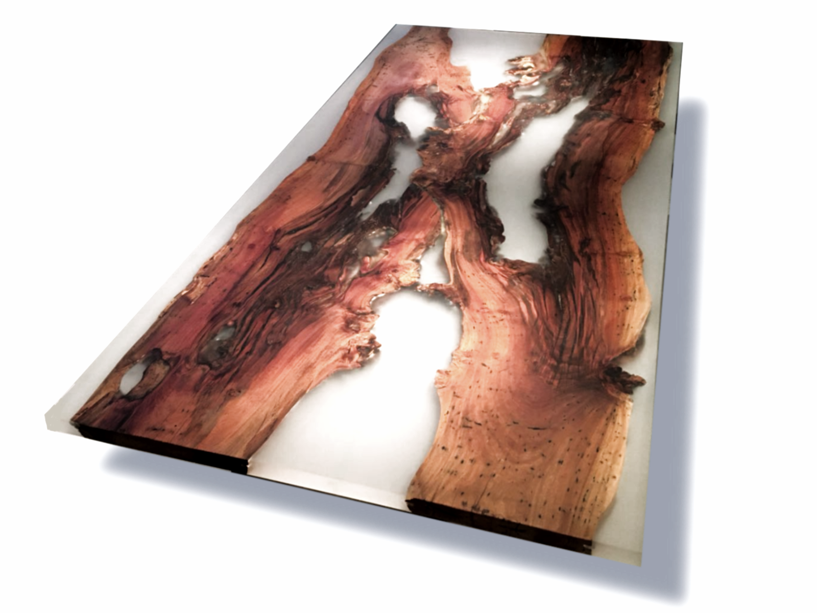 4.- Volkano Glacial Dining Table FR/NT