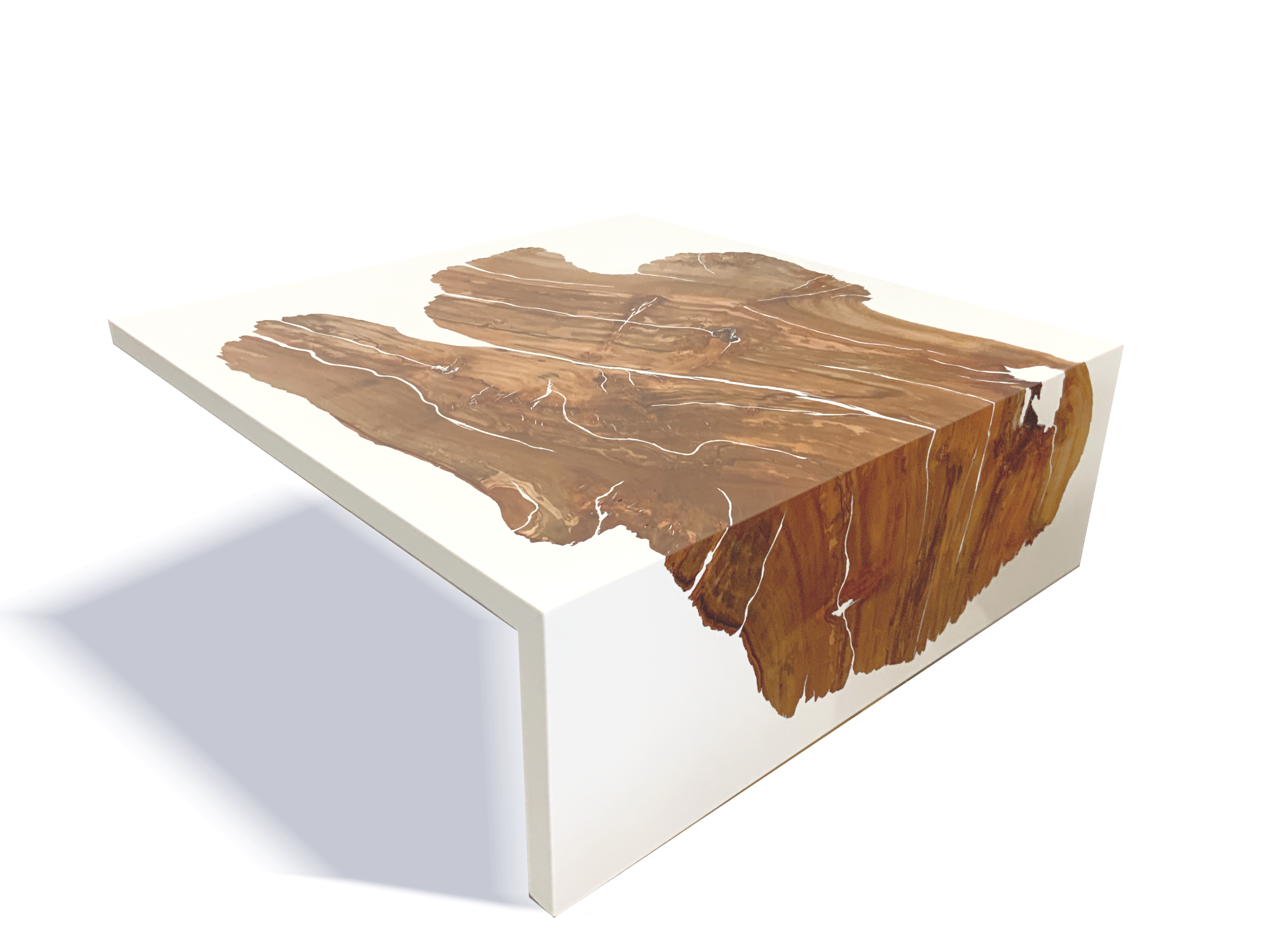 Volkano Grande Quarry Coffee Table WH/NT