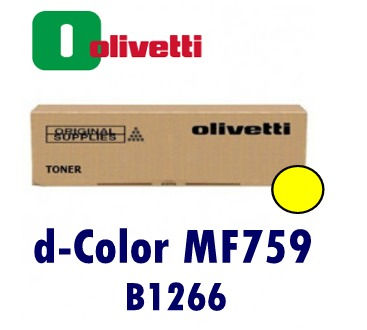 Toner giallo per olivetti d-Color 759