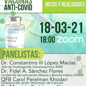 Mesa sobre Vacunas anti-COVID organizada por DenatBioLabs