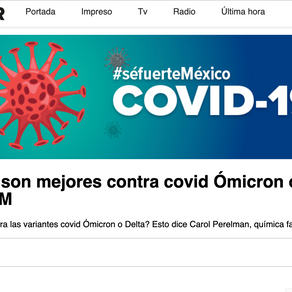 Nota en Excelsior sobre correcto uso del cubrebocas correcto