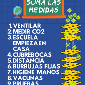 Sólo sumando medidas regresamos a clases de forma segura