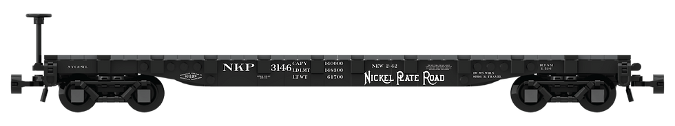 Thumbnail: AAR 70 Ton 53'-6" Flat Car Decals