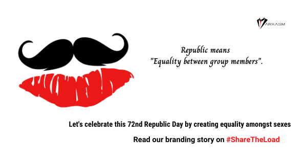 Freedom from social taboos. #ShareTheLoad