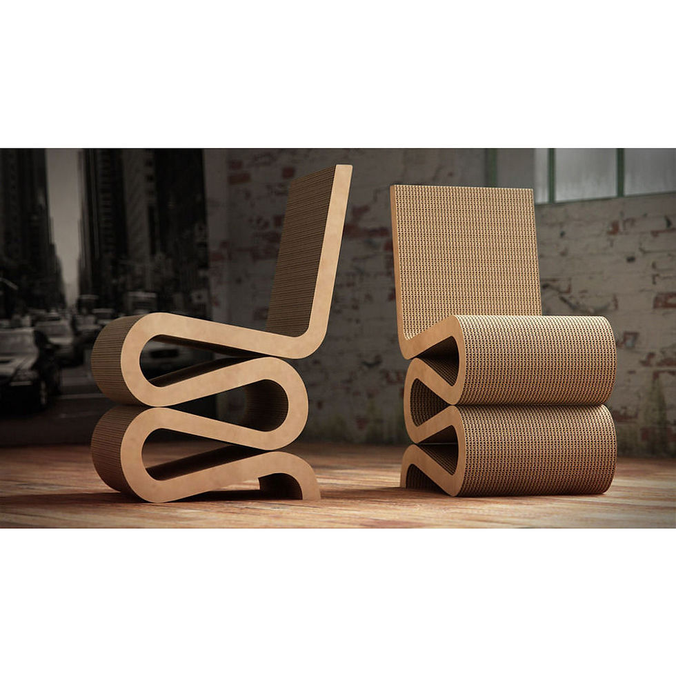 縮圖：Wiggle Side Chair 波紋椅