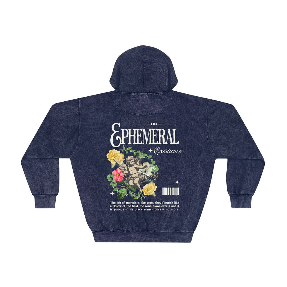 Thumbnail: "Ephemeral" Mineral Wash Vintage Hoodie