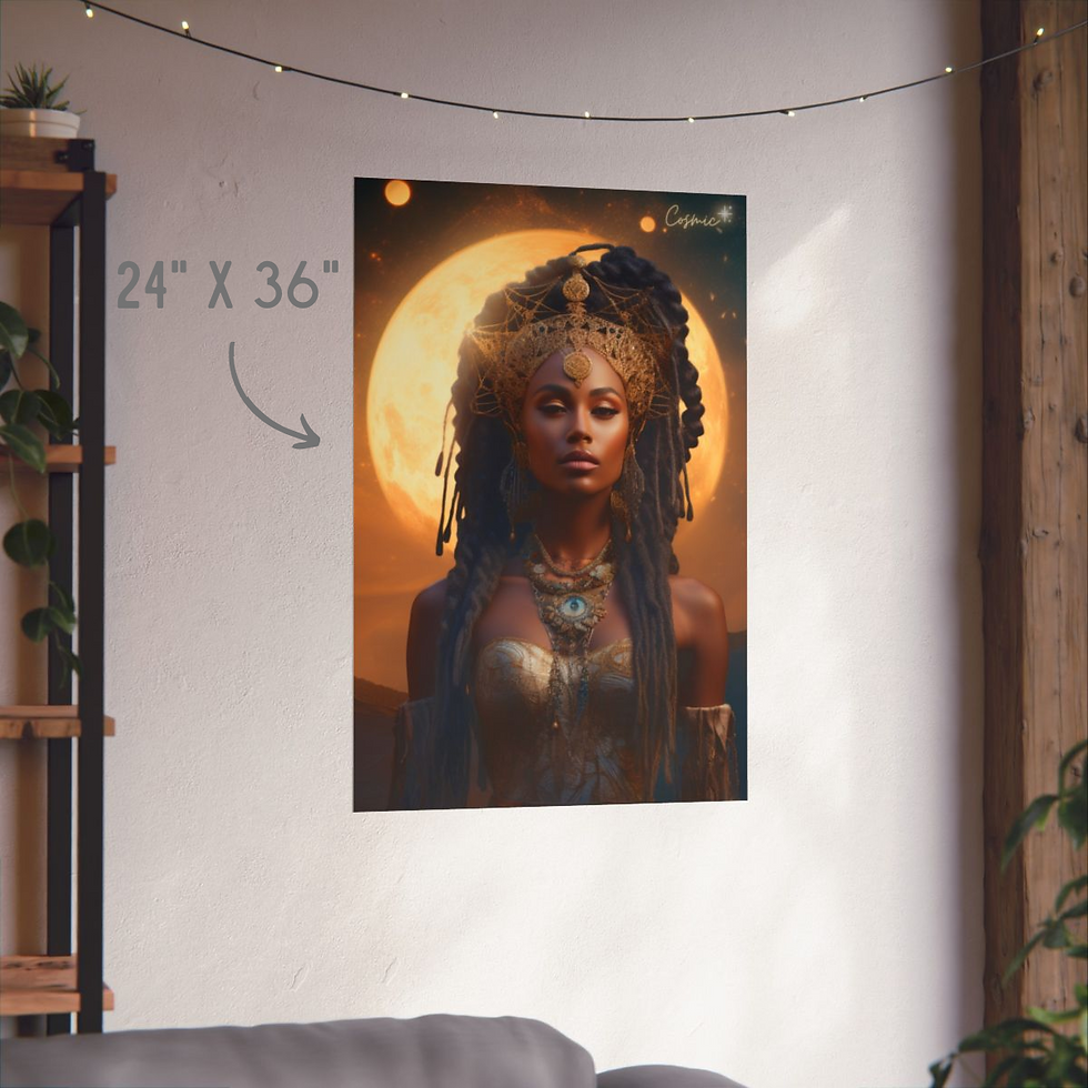 Thumbnail: Leo New Moon Premium Matte Poster