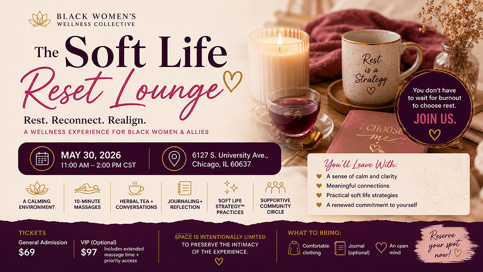 The Soft Life Reset Lounge: A Rest & Connection Experience