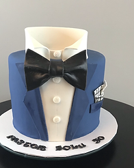 Bow tie Birthday cake