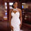 Thumbnail: Sexy Light Wedding Sleeveless V-Neck  Lace Waist Large Size Wedding Dress