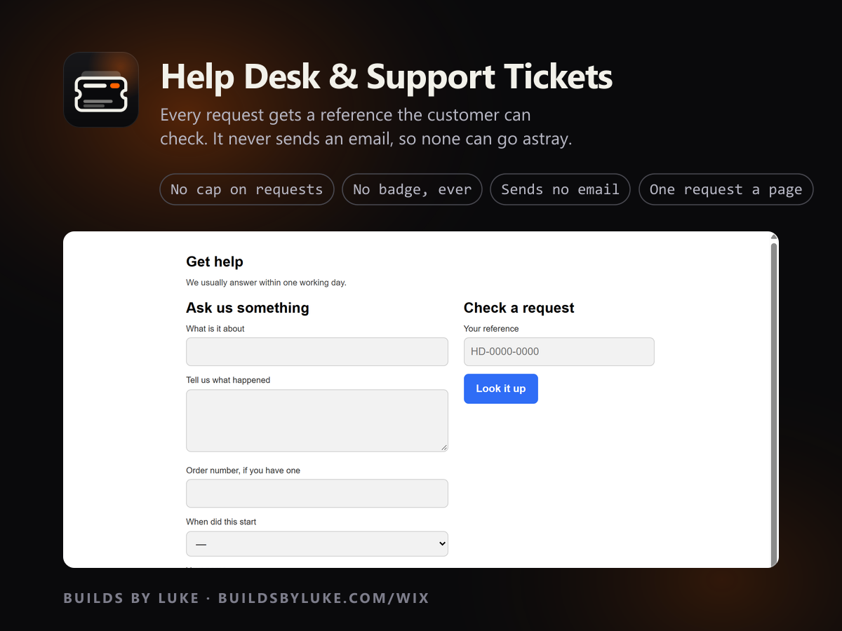 Help Desk & Support Tickets screenshot 1