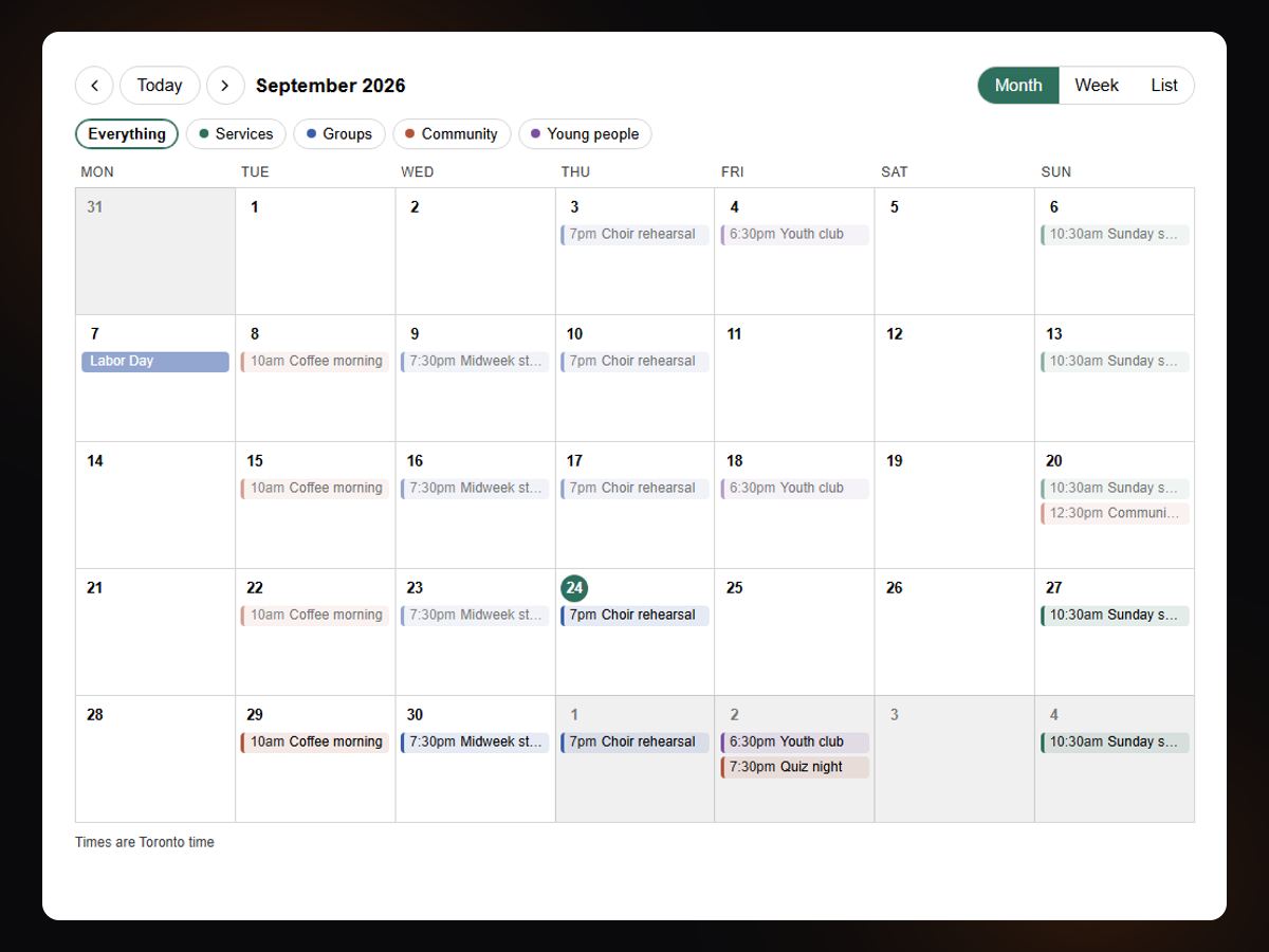 Events Calendar & Google Sync screenshot 2