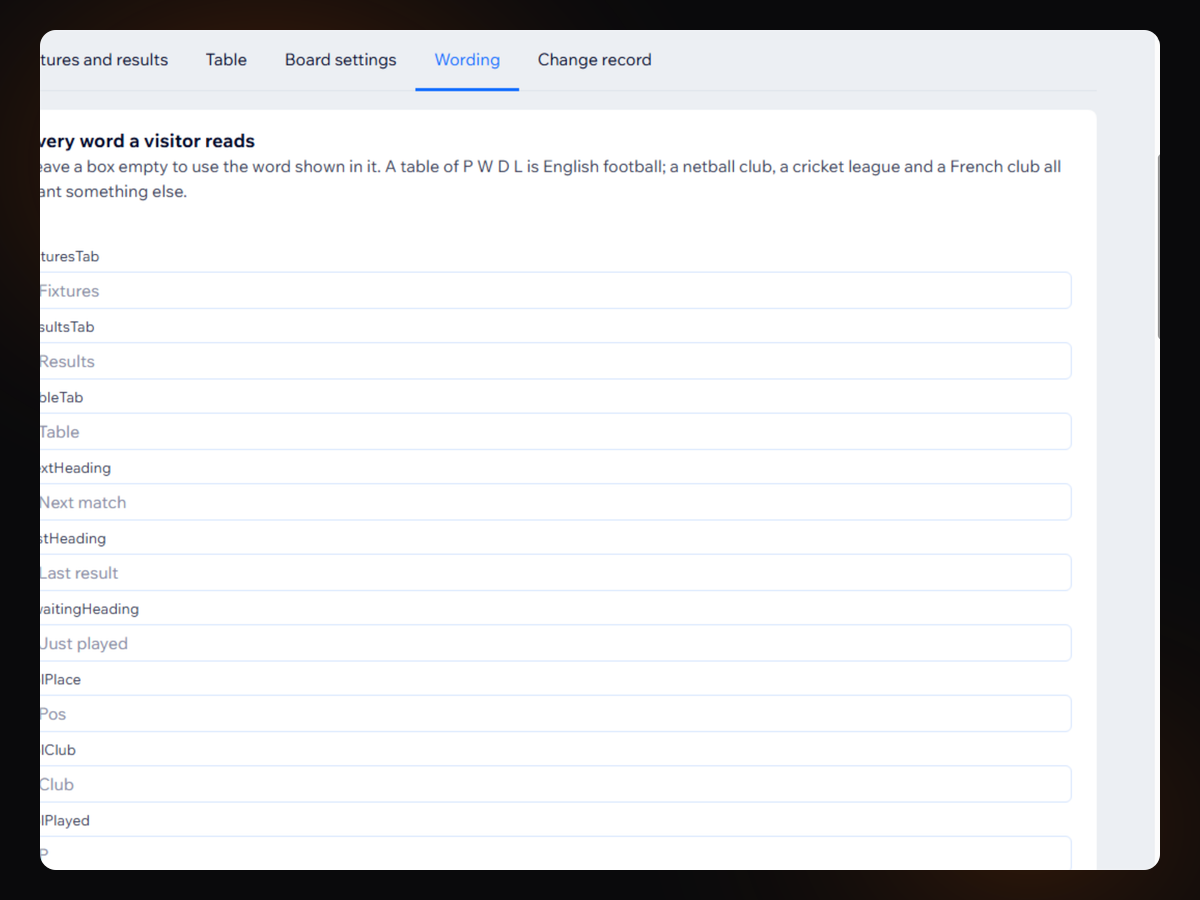 Sports Fixtures & League Table screenshot 11