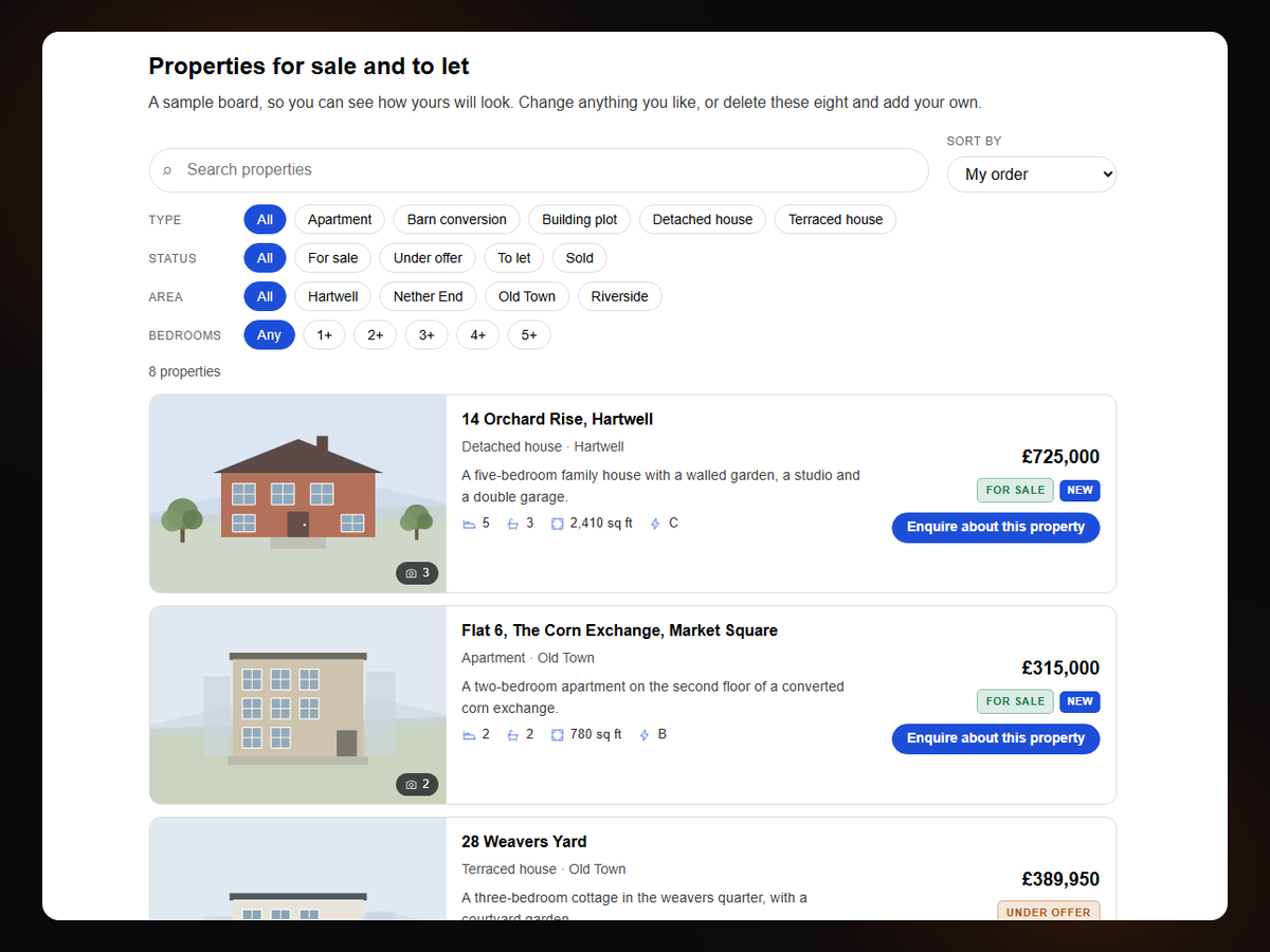 Real Estate Property Listings screenshot 5