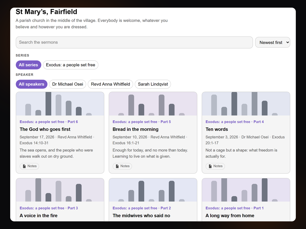 Service Times & Sermons screenshot 3