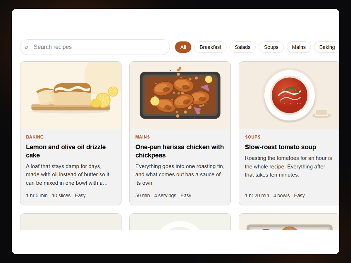 Recipe Cards & Cookbook screenshot 2