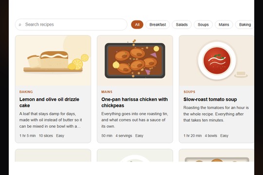 Recipe Cards & Cookbook banner