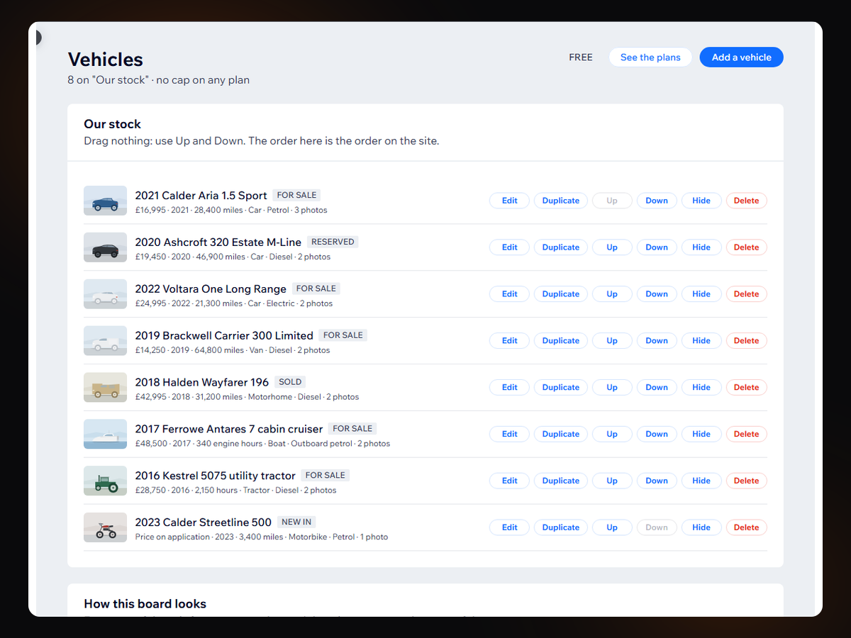 Vehicle & Equipment Listings screenshot 8