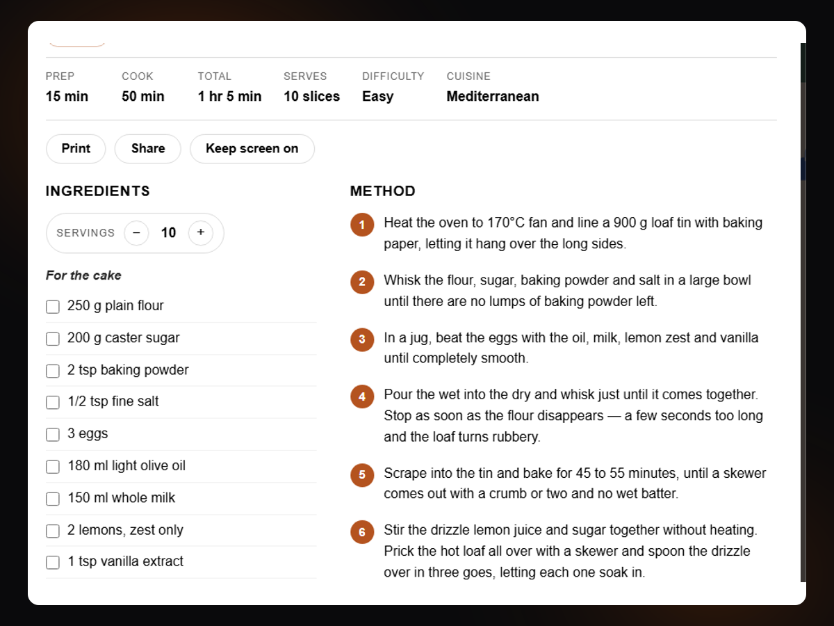 Recipe Cards & Cookbook screenshot 3