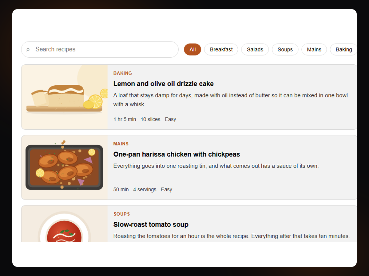 Recipe Cards & Cookbook screenshot 5