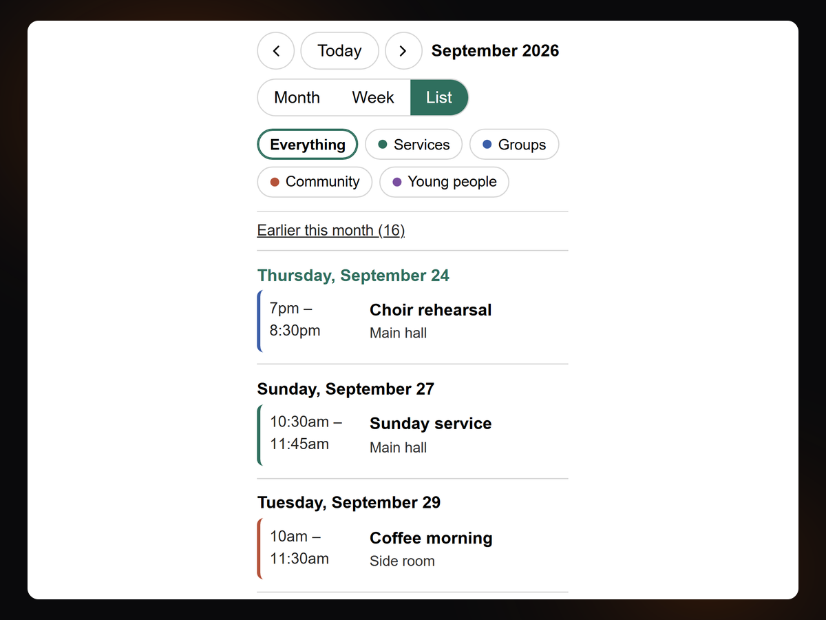 Events Calendar & Google Sync screenshot 5