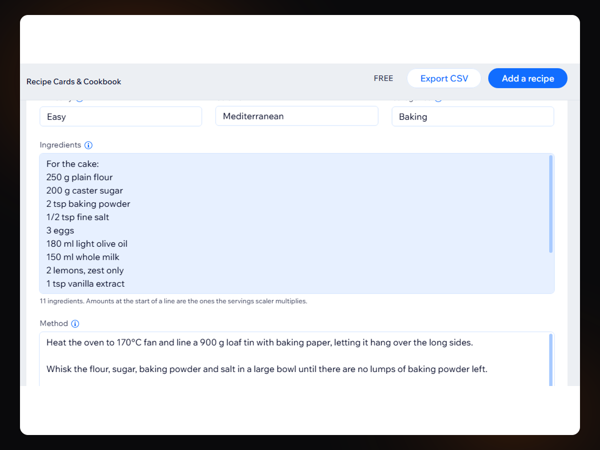 Recipe Cards & Cookbook screenshot 7