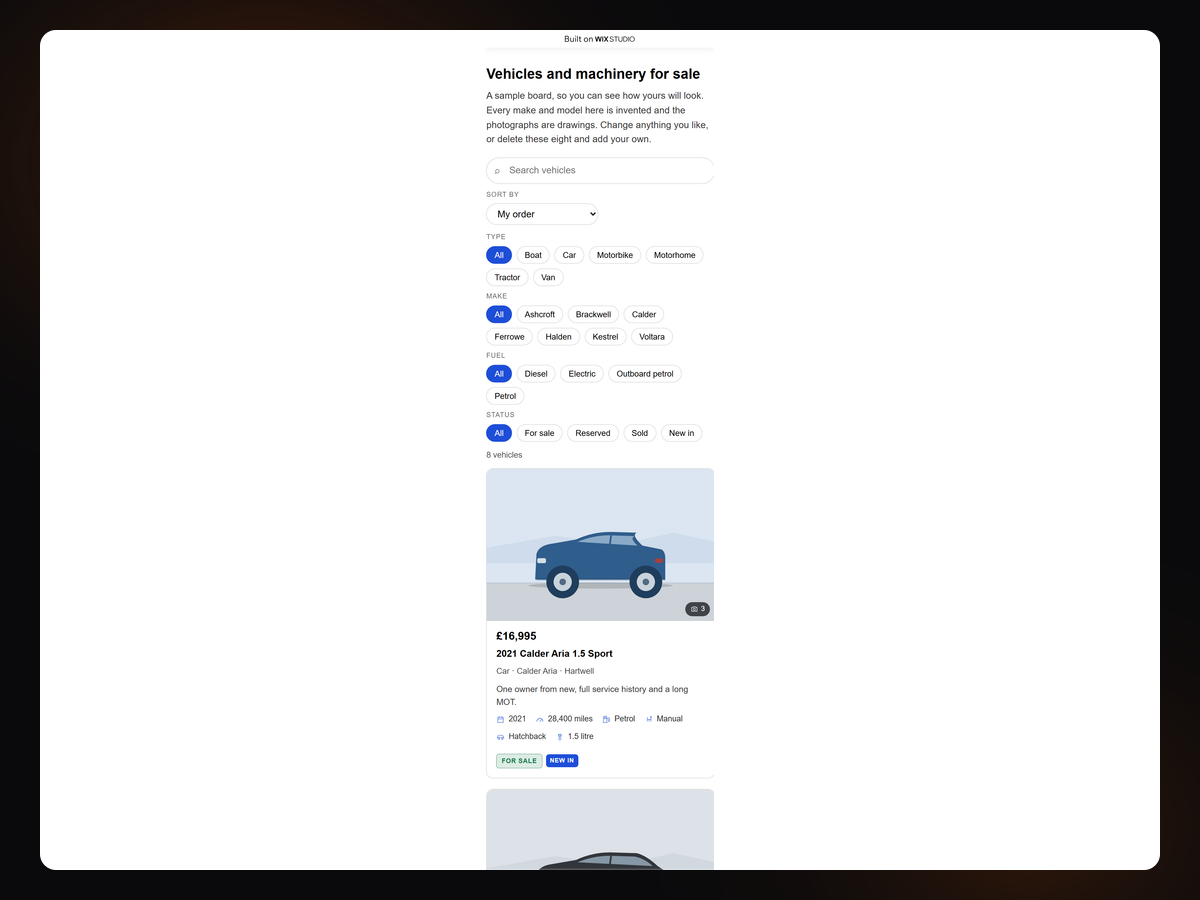 Vehicle & Equipment Listings screenshot 7