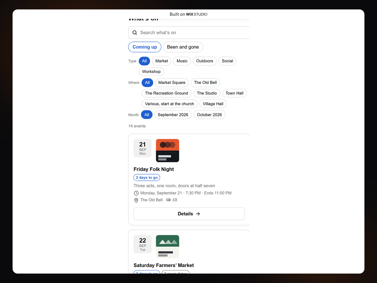 Event List & What’s On screenshot 8