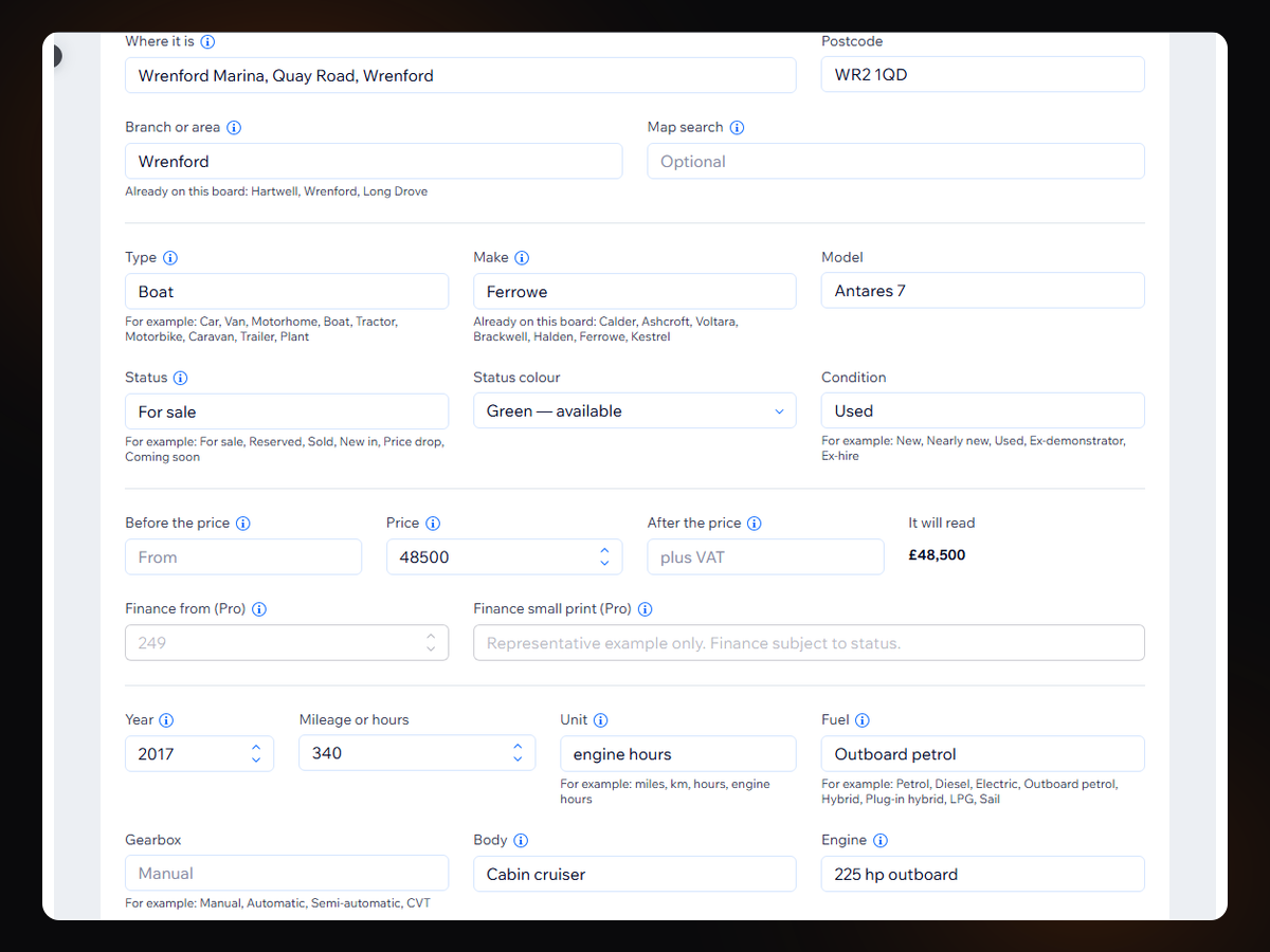 Vehicle & Equipment Listings screenshot 9