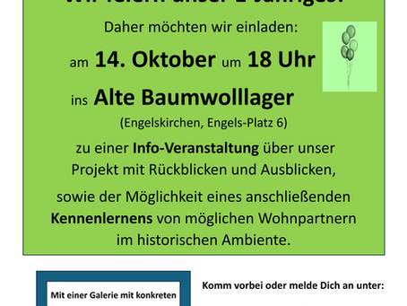 1. Geburtstag der Wohnpartnerschaften Engelskirchen