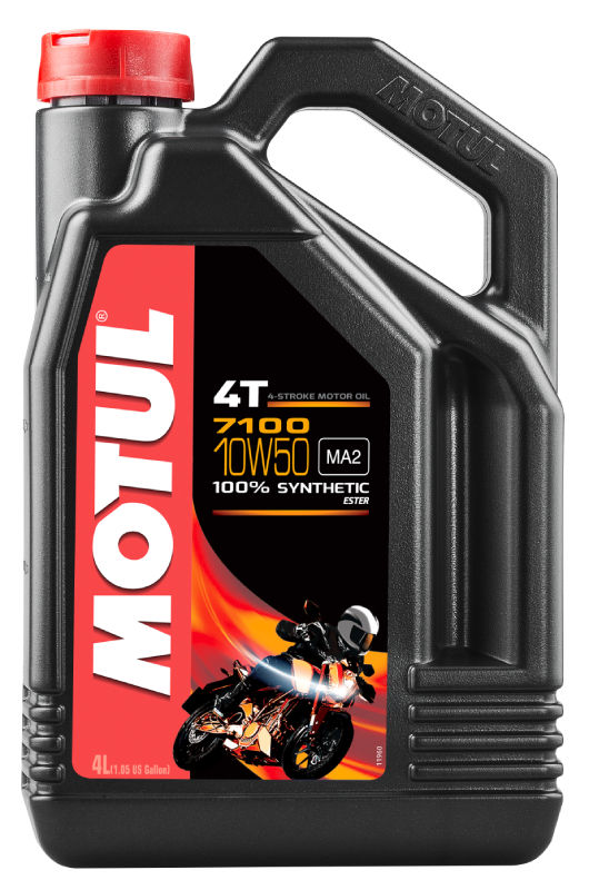 Thumbnail: שמן סיננטי מלא לאופנוע 7100 צמיגות 10W50 מבית MOTUL
