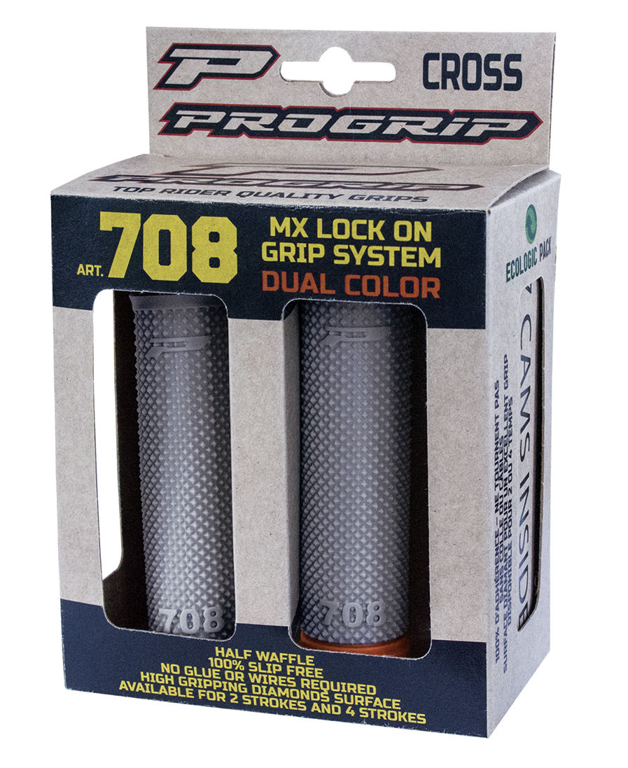 Thumbnail: ידיות קרוס 708 LOCK ON מבית PROGRIP