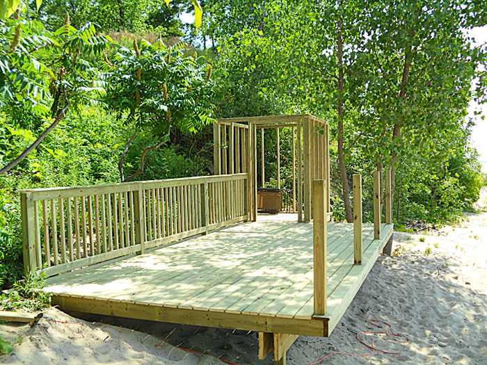 Beach Deck & Storage Shed