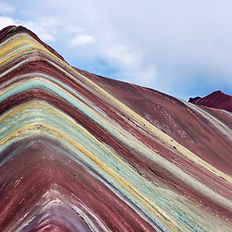 vinicunca mountain, rainbow mountain, red valley