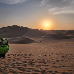 Buggy ride in Huacachina Oasis