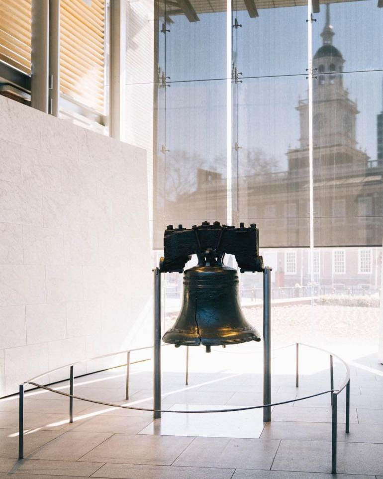 Liberty Bell and Independence Hall