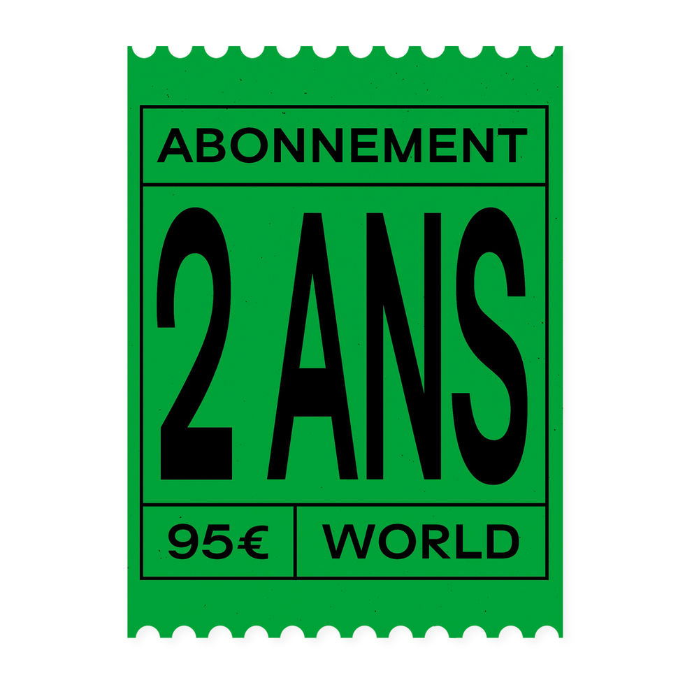ABONNEMENT 2 ANS MONDE