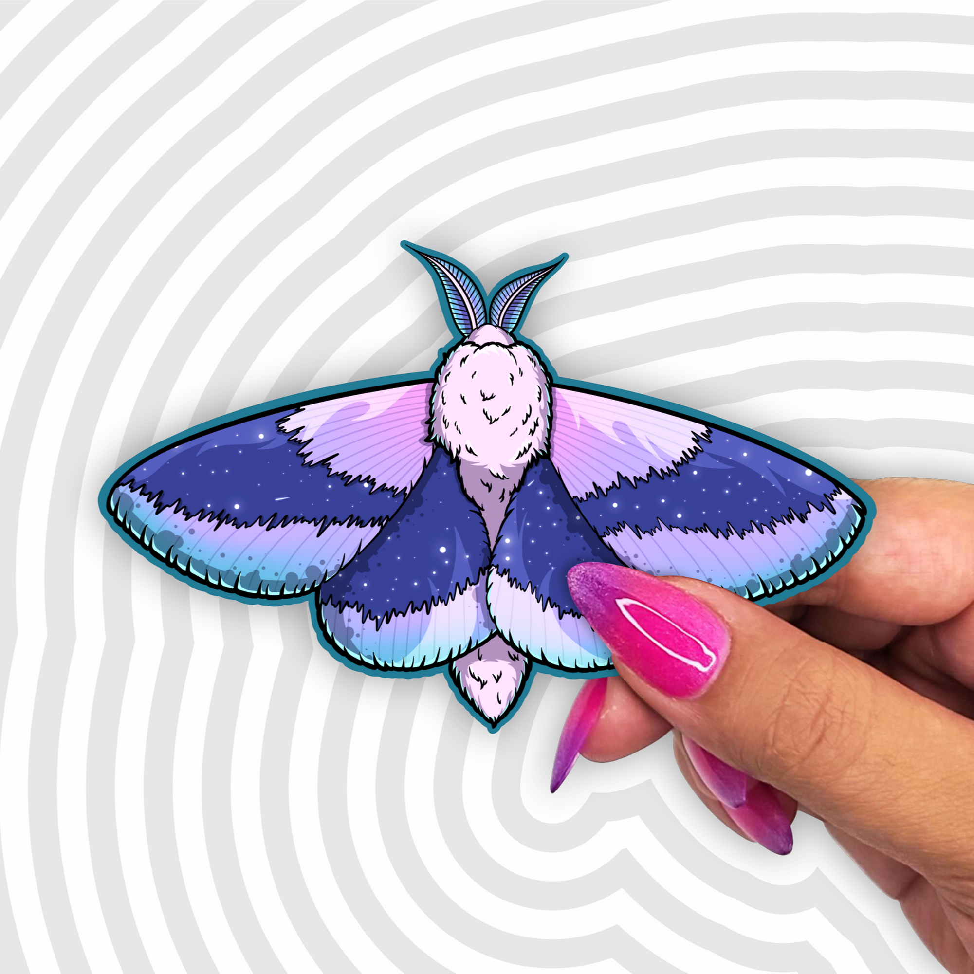 Celestial Moth Sticker