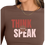 Thumbnail: Think Before You Speak Women's Long-Sleeve Slim-Fit Tee