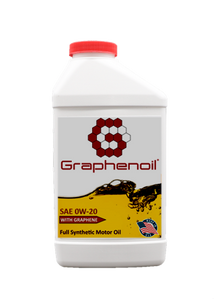 Graphenoil, 0W-20 Smart Graphene Motor Oil. Made in USA.