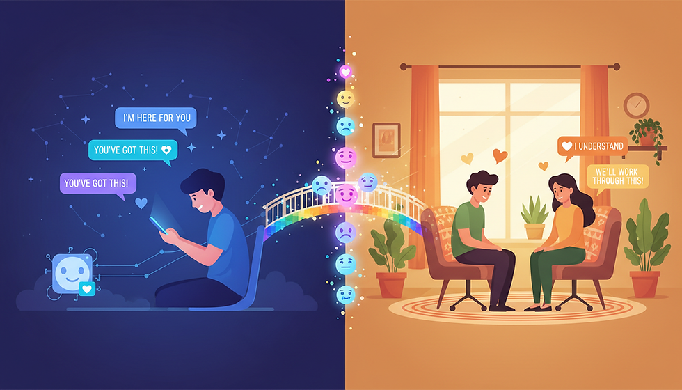When the Screen Becomes the Therapist: How AI is Reshaping Our Emotional Landscape