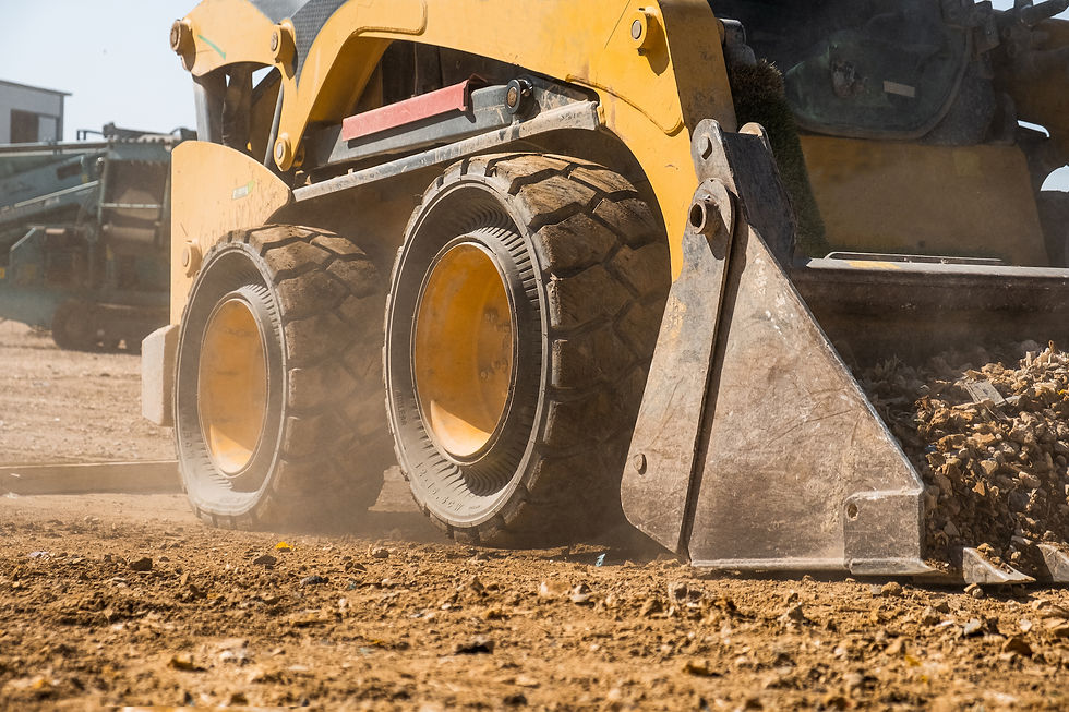 Airless skid steer tire