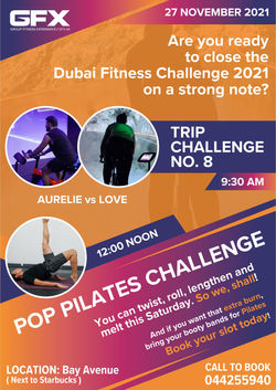 POP Pilates & Trip Challenge No 8
